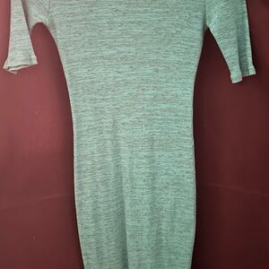 LuLaRoe Teal Long Sleeve Dress